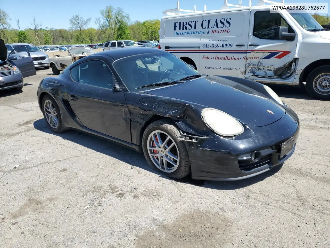 2008 Porsche Cayman VIN: WP0AA29828U762577 Lot: 54879325