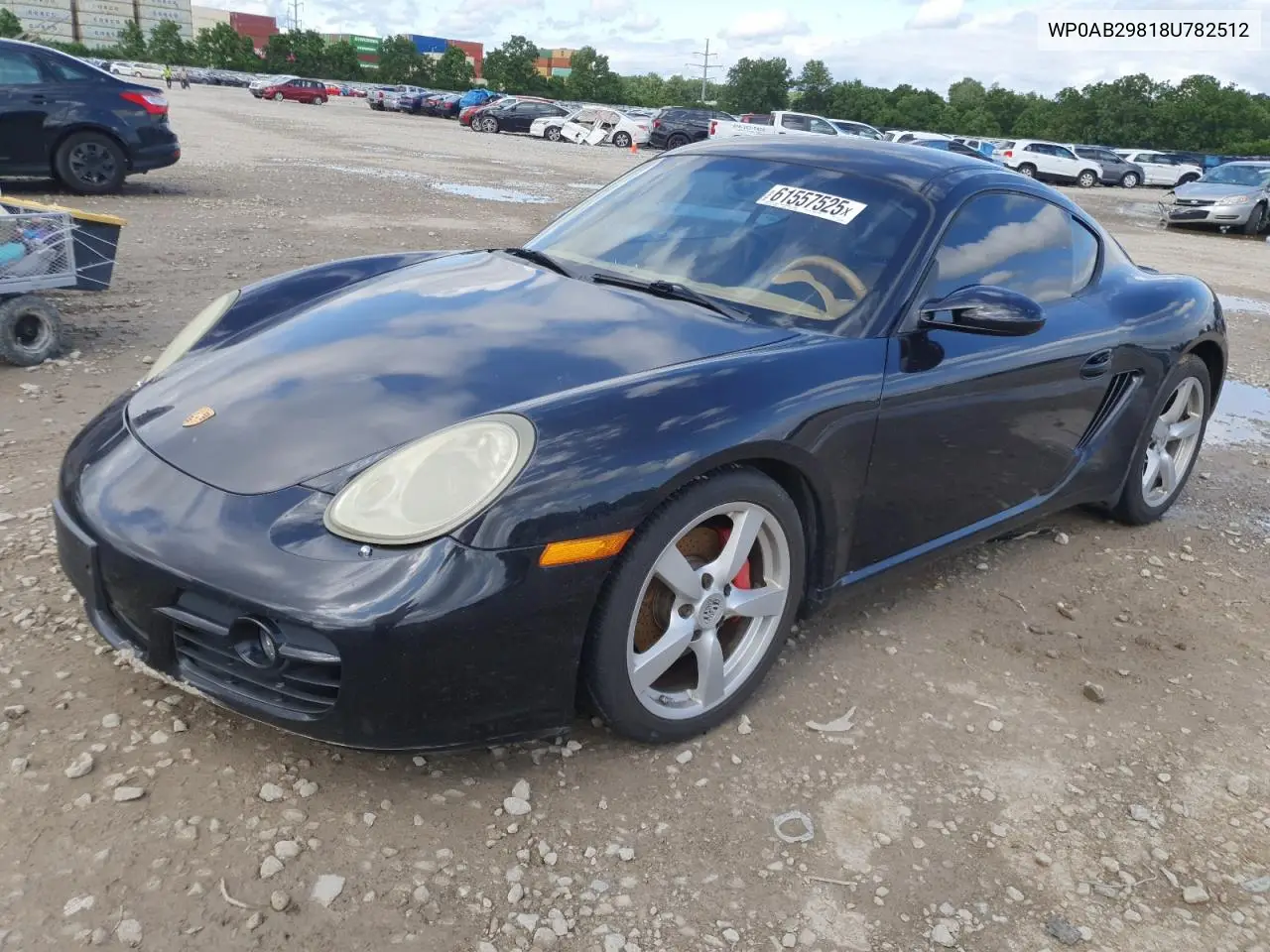 2008 Porsche Cayman S VIN: WP0AB29818U782512 Lot: 61557525