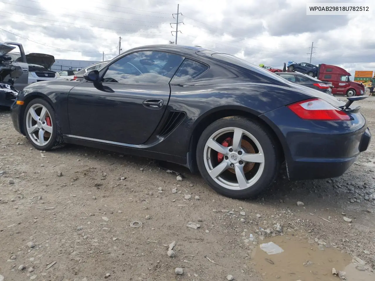 2008 Porsche Cayman S VIN: WP0AB29818U782512 Lot: 61557525