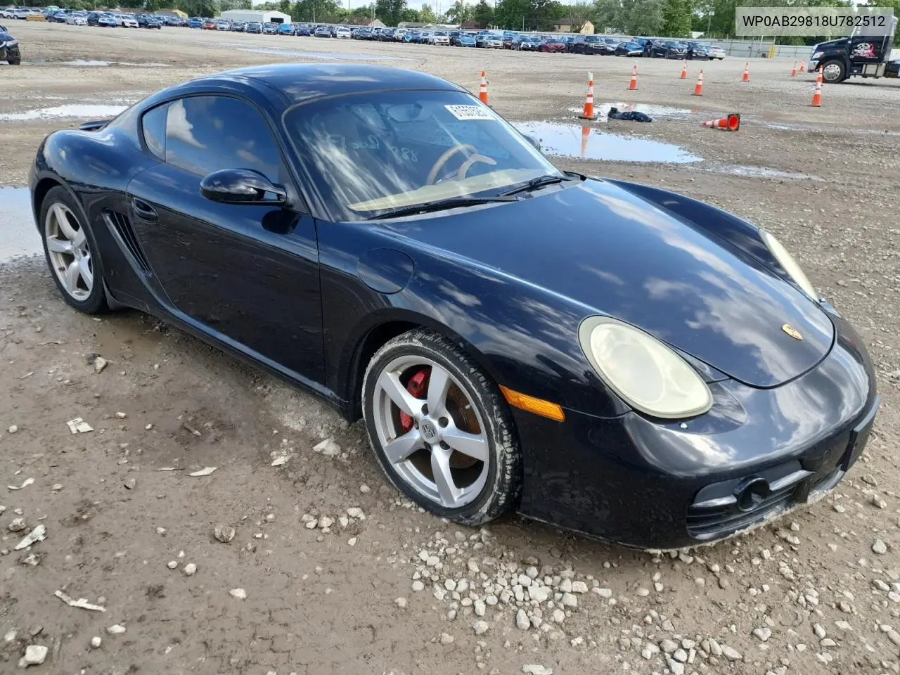 2008 Porsche Cayman S VIN: WP0AB29818U782512 Lot: 61557525