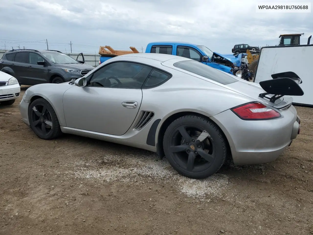 2008 Porsche Cayman VIN: WP0AA29818U760688 Lot: 62600605