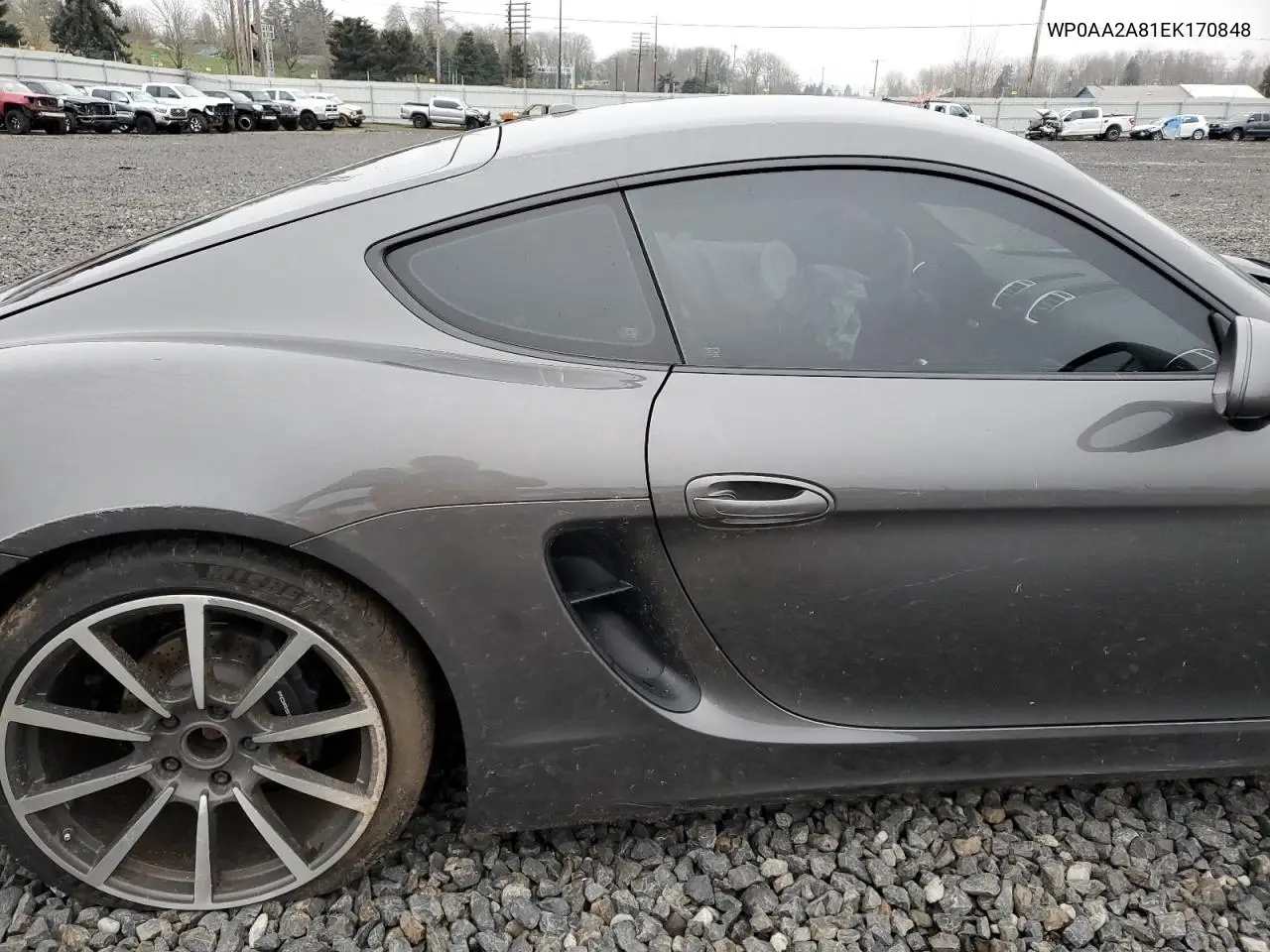 2014 Porsche Cayman VIN: WP0AA2A81EK170848 Lot: 54178125