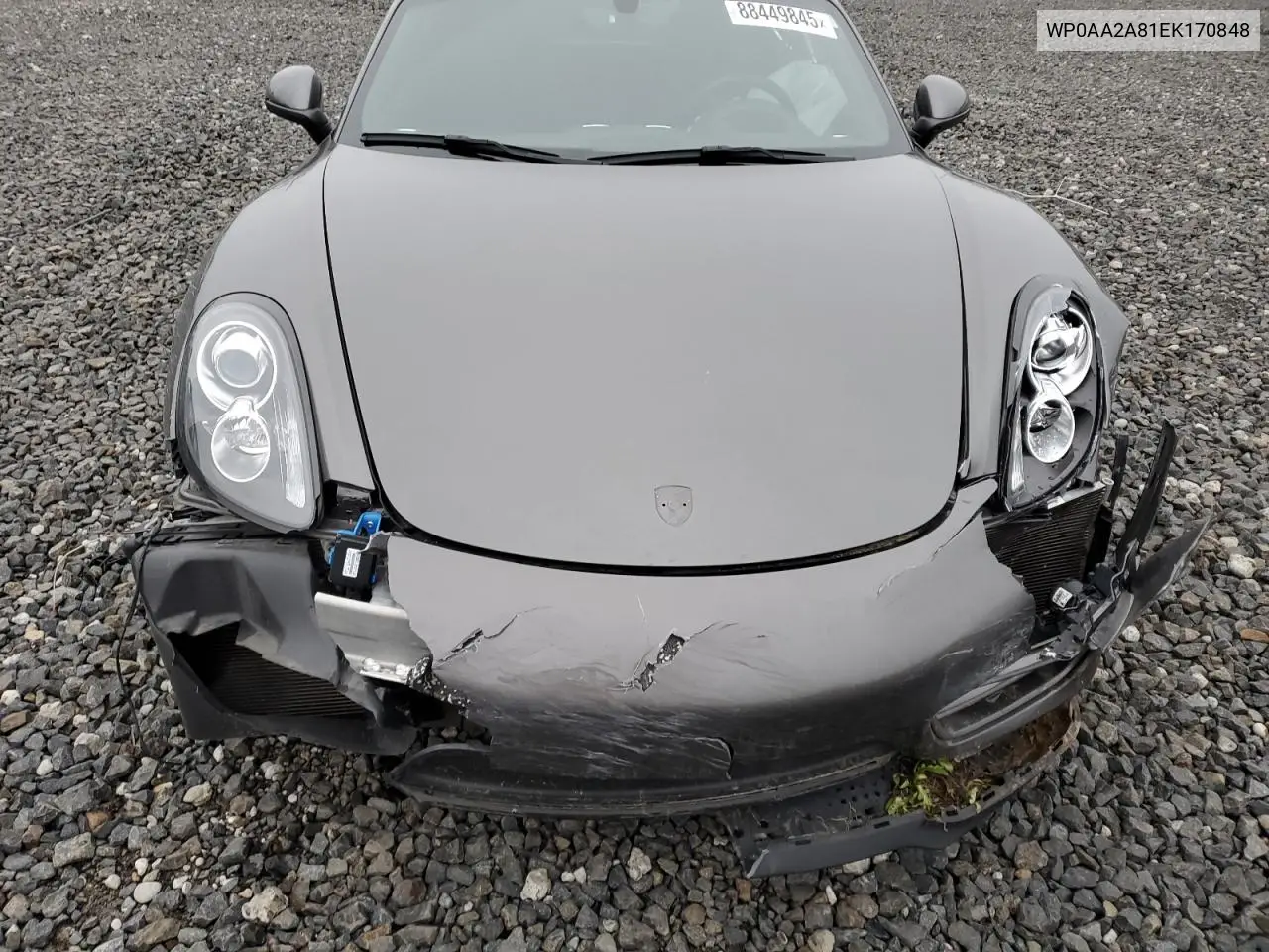 2014 Porsche Cayman VIN: WP0AA2A81EK170848 Lot: 54178125