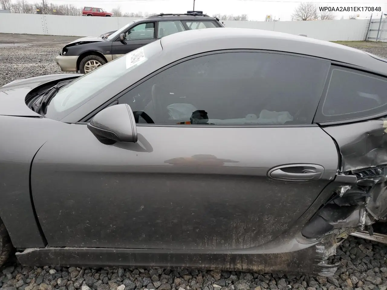 2014 Porsche Cayman VIN: WP0AA2A81EK170848 Lot: 54178125