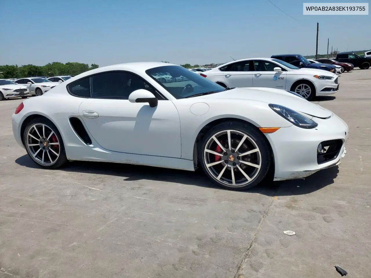 2014 Porsche Cayman S VIN: WP0AB2A83EK193755 Lot: 56706685