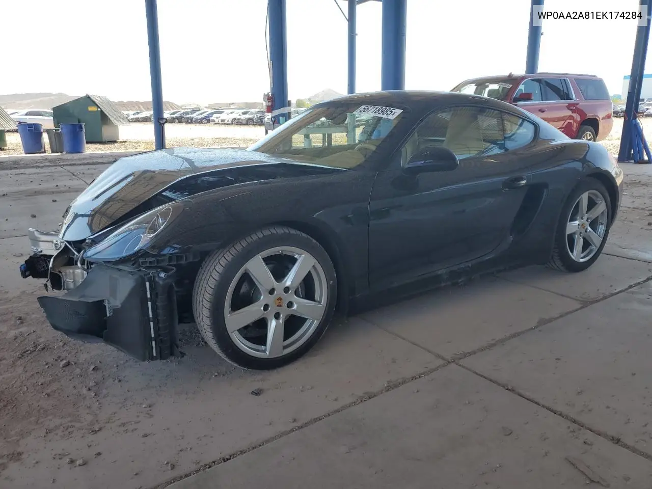 2014 Porsche Cayman VIN: WP0AA2A81EK174284 Lot: 56718985