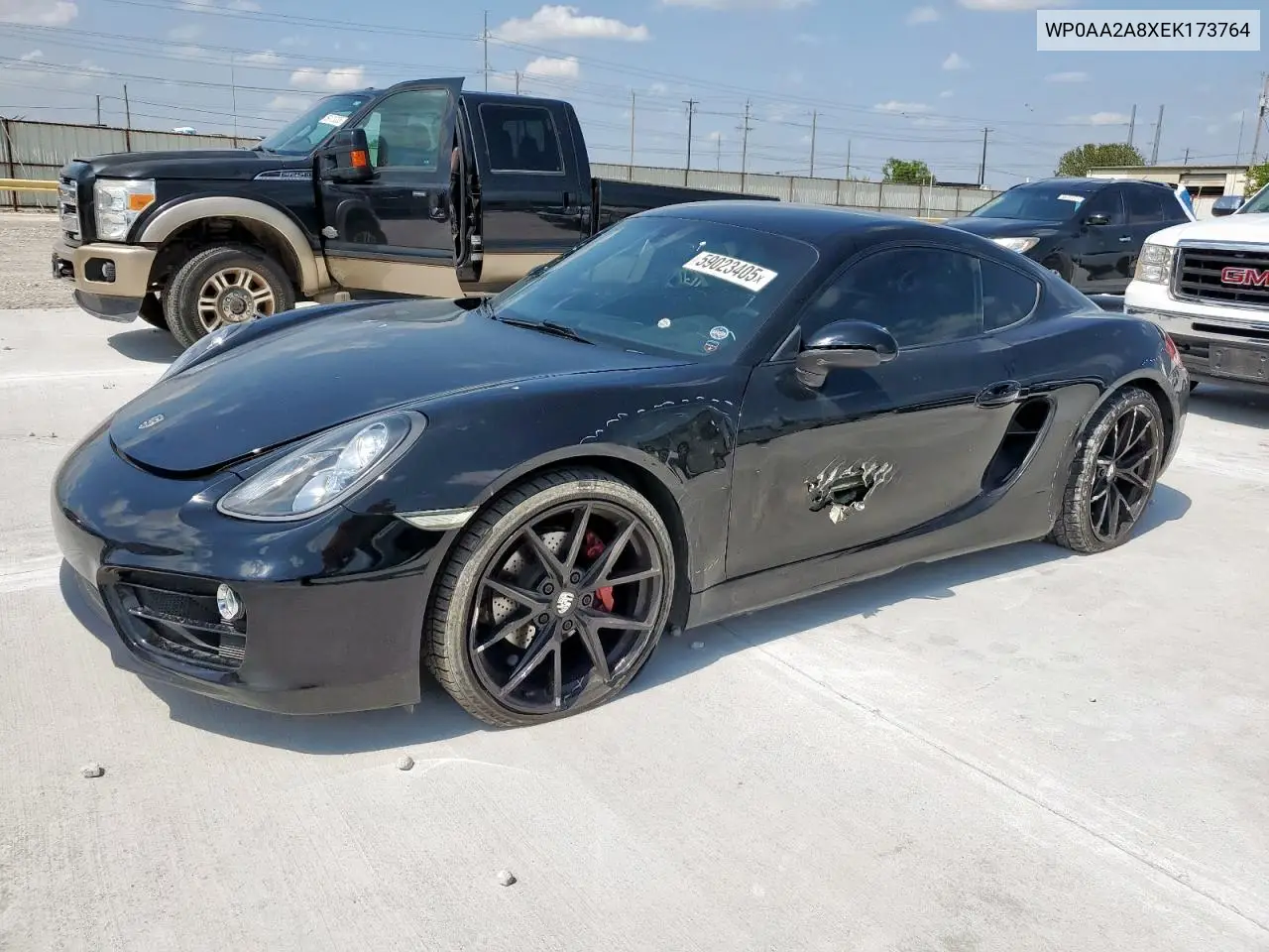 2014 Porsche Cayman VIN: WP0AA2A8XEK173764 Lot: 59023405