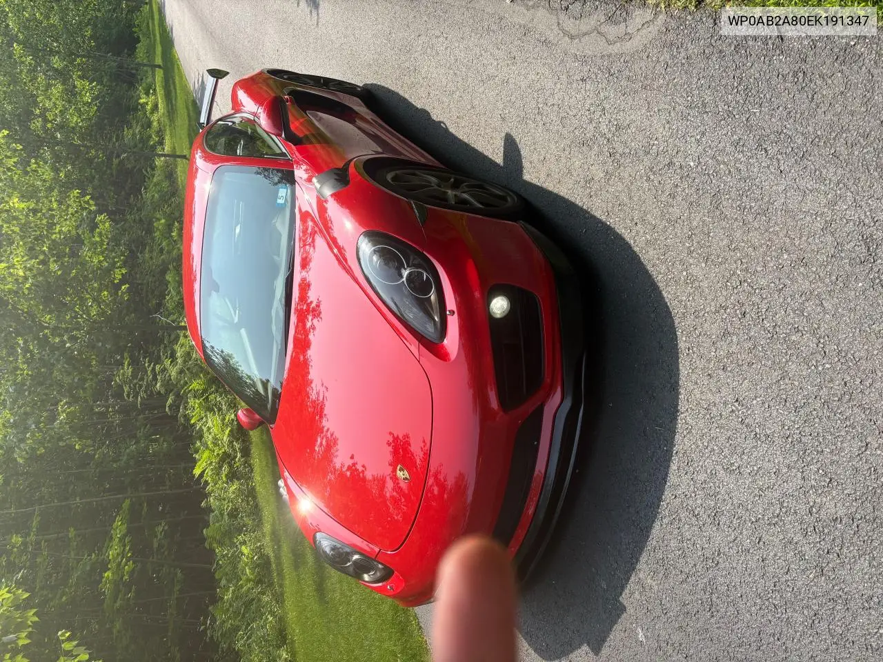 2014 Porsche Cayman S VIN: WP0AB2A80EK191347 Lot: 60422905