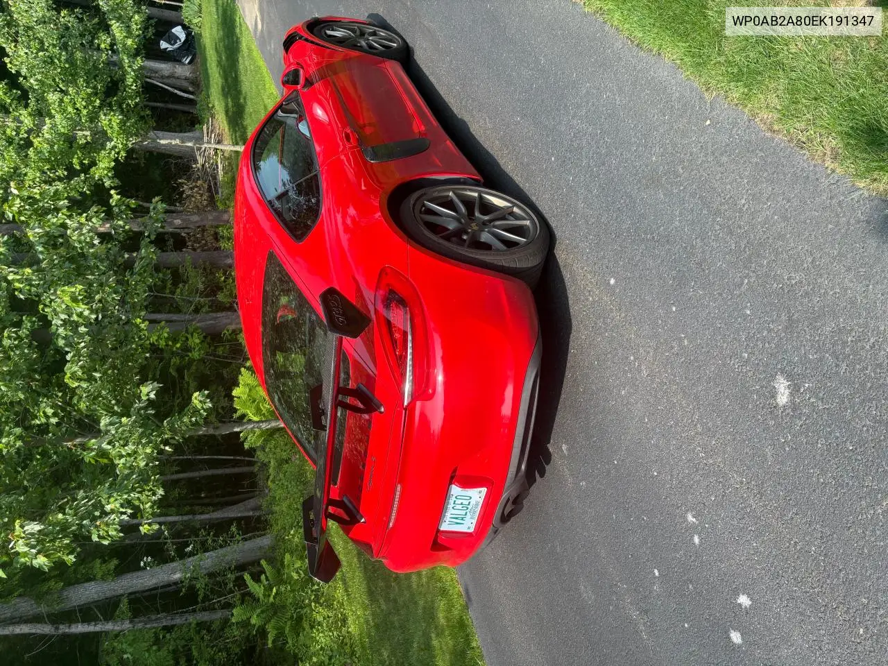 2014 Porsche Cayman S VIN: WP0AB2A80EK191347 Lot: 60422905