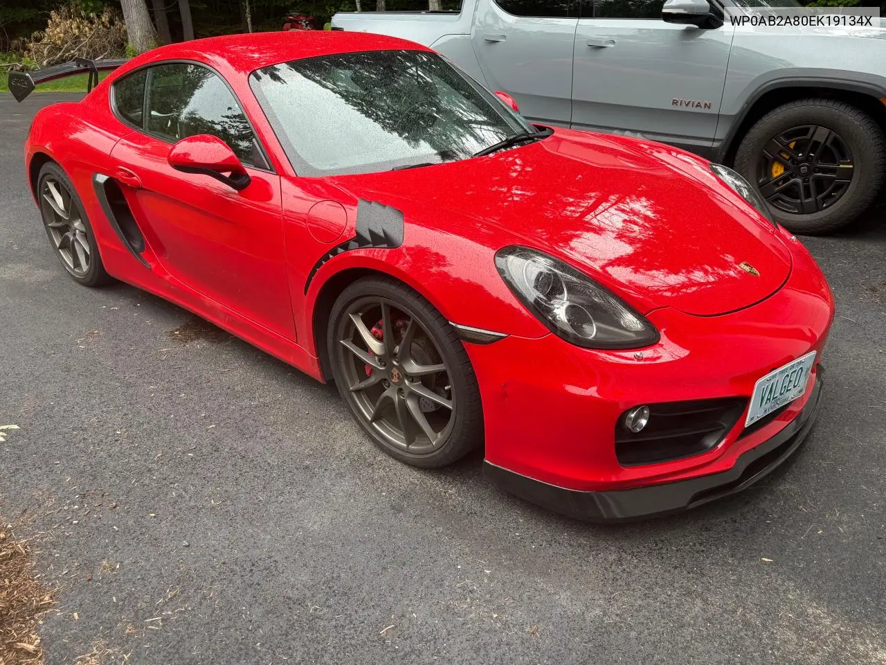 2014 Porsche Cayman S VIN: WP0AB2A80EK19134X Lot: 63546245