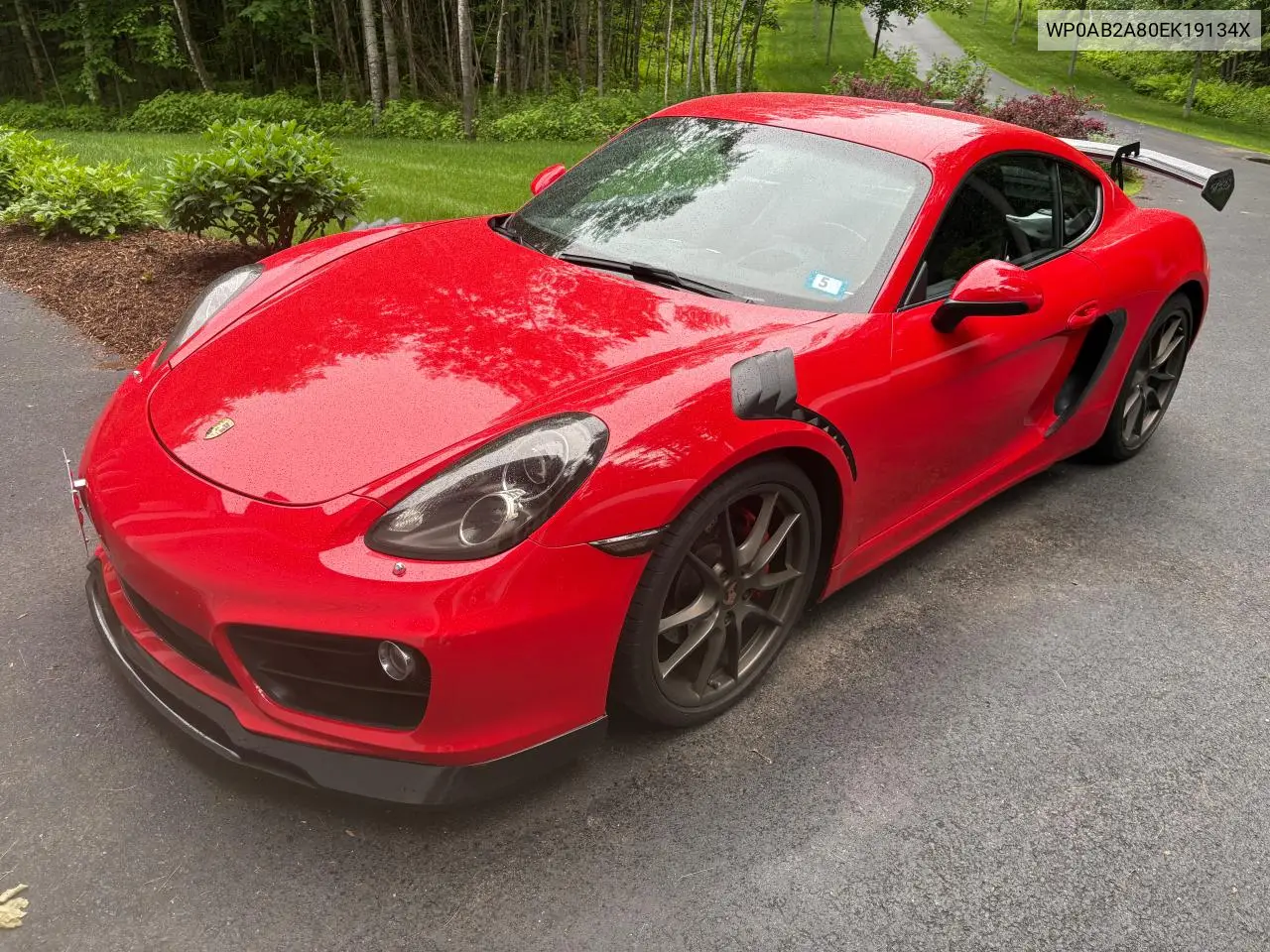 2014 Porsche Cayman S VIN: WP0AB2A80EK19134X Lot: 63546245