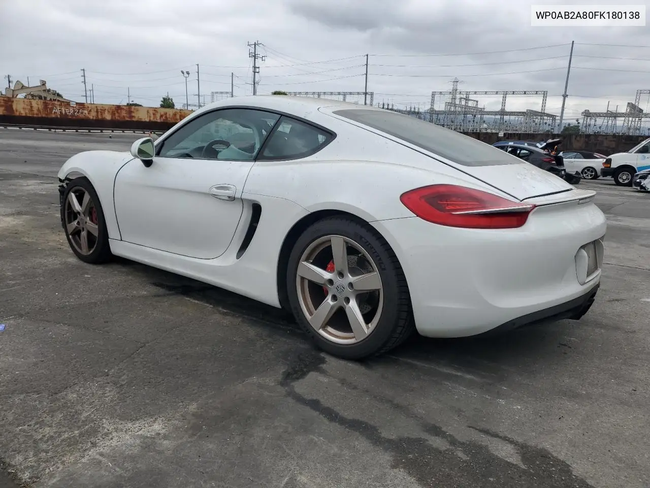 2015 Porsche Cayman S VIN: WP0AB2A80FK180138 Lot: 54368425