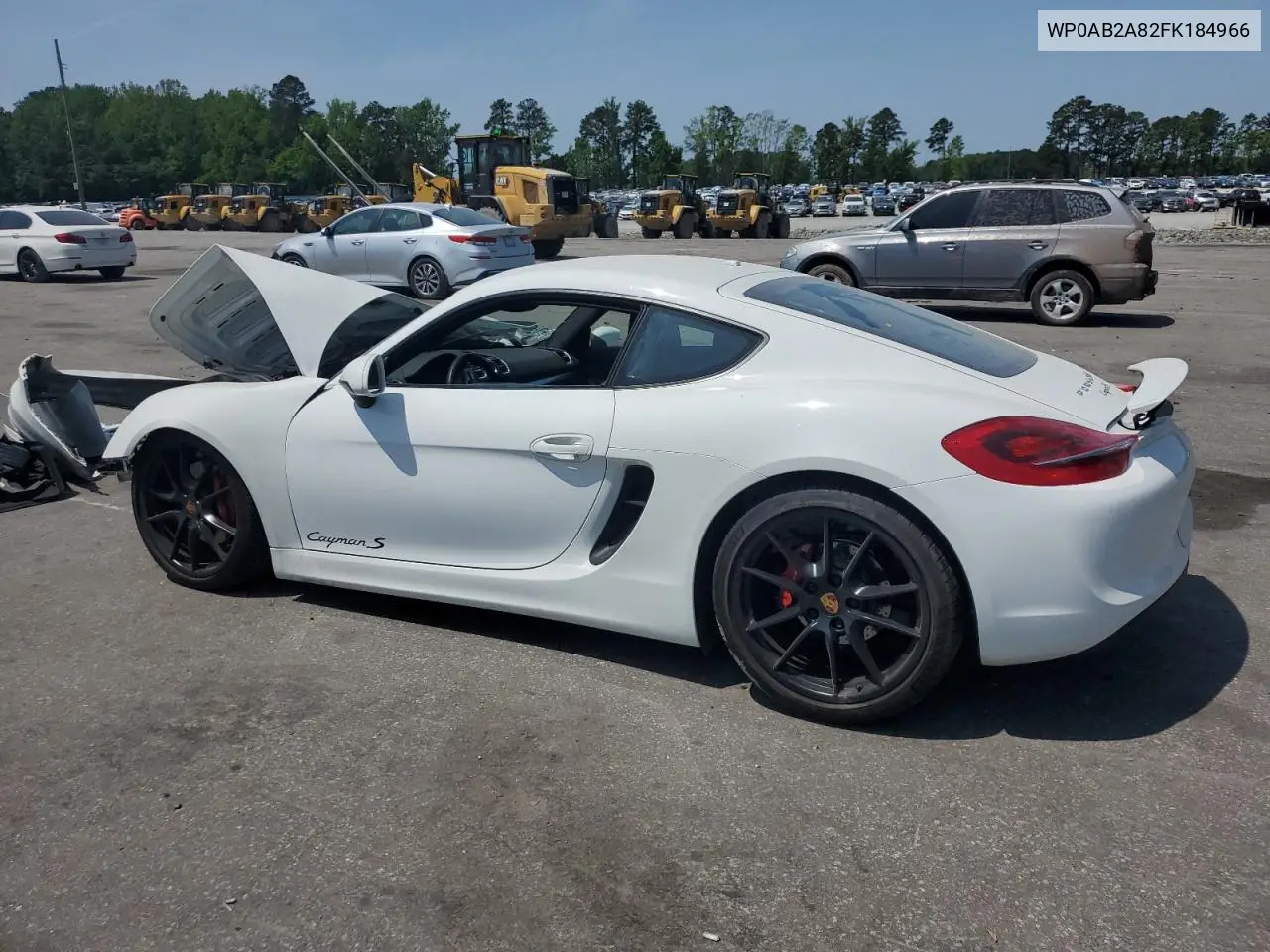 2015 Porsche Cayman S VIN: WP0AB2A82FK184966 Lot: 55019115