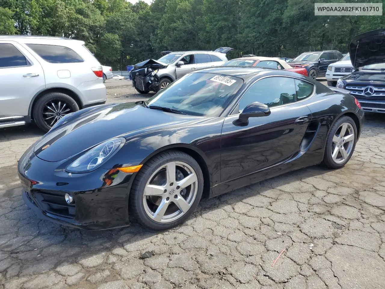 2015 Porsche Cayman VIN: WP0AA2A82FK161710 Lot: 65138165