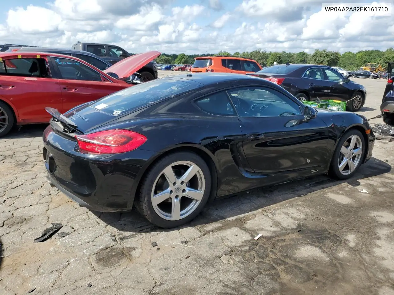 2015 Porsche Cayman VIN: WP0AA2A82FK161710 Lot: 65138165