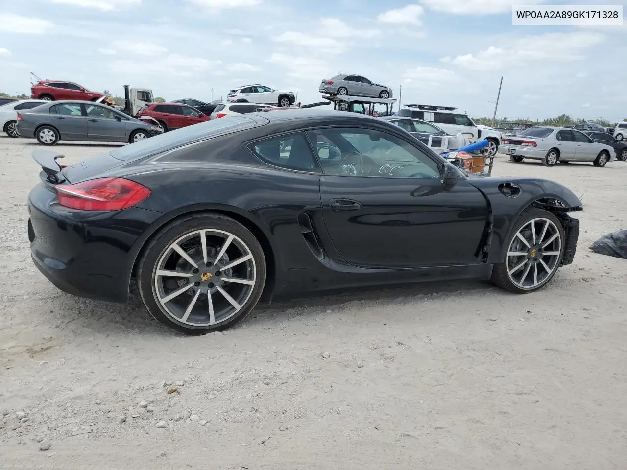 2016 Porsche Cayman VIN: WP0AA2A89GK171328 Lot: 52945025