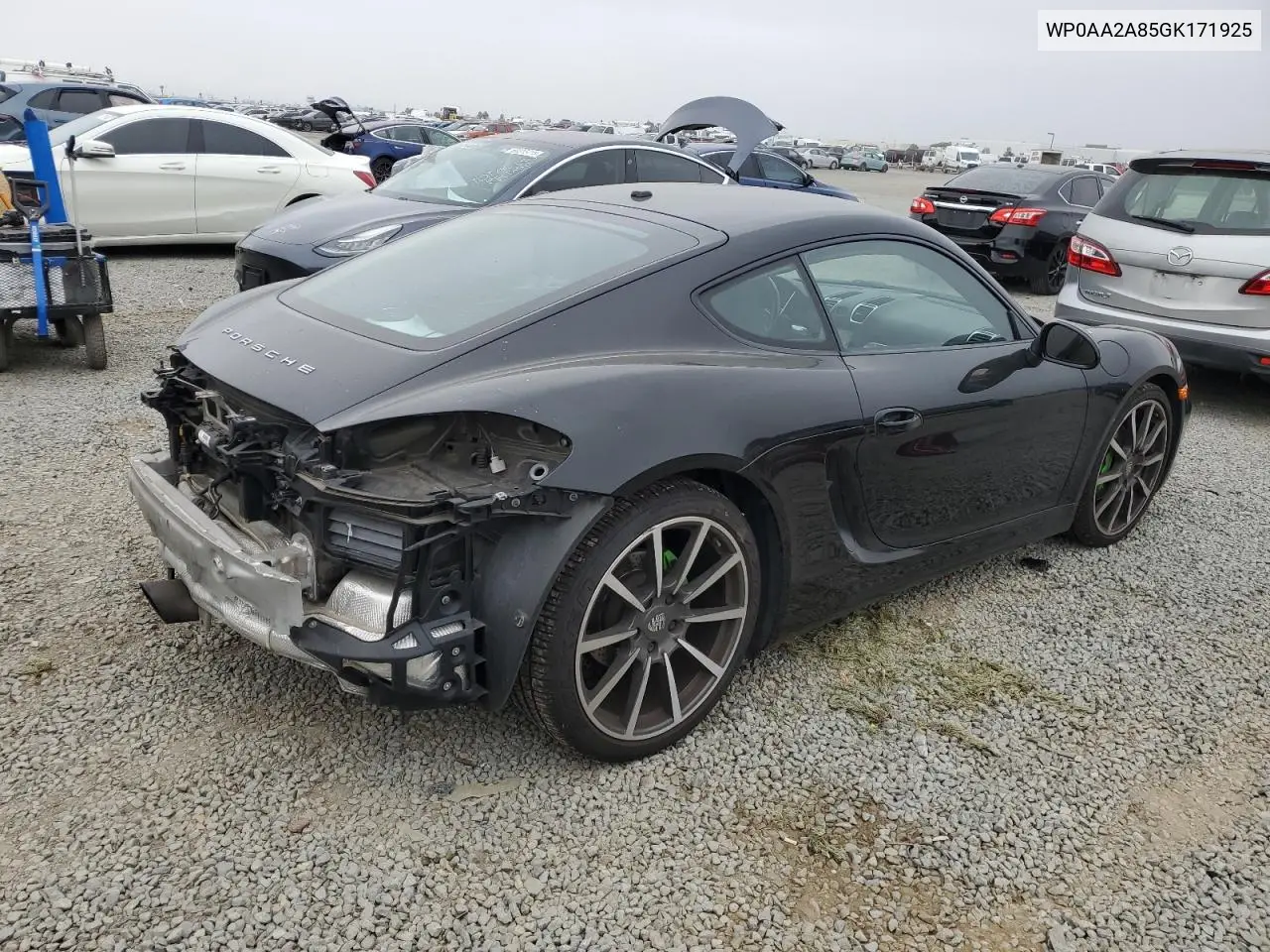 2016 Porsche Cayman VIN: WP0AA2A85GK171925 Lot: 54914825