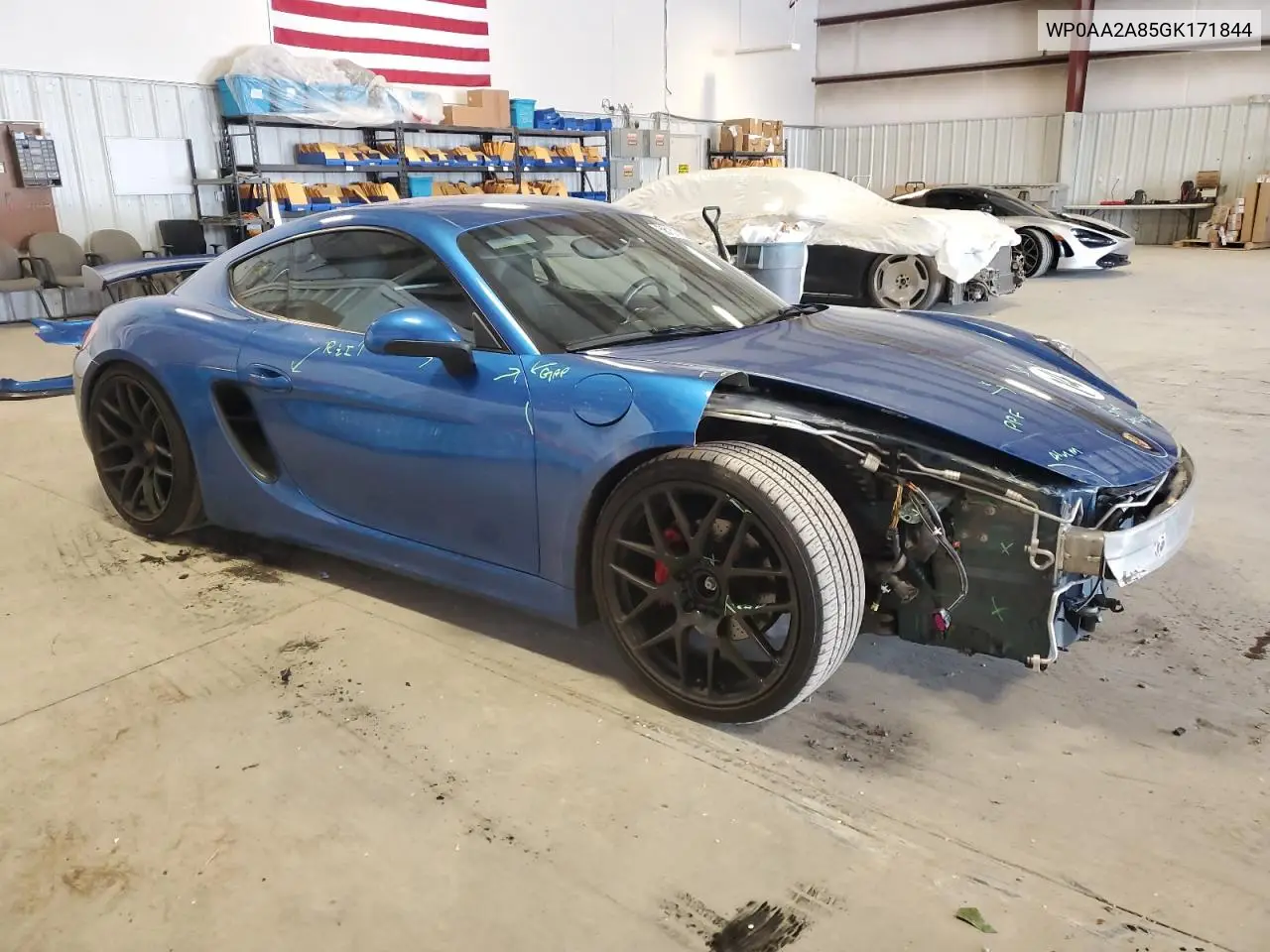 2016 Porsche Cayman VIN: WP0AA2A85GK171844 Lot: 56151195