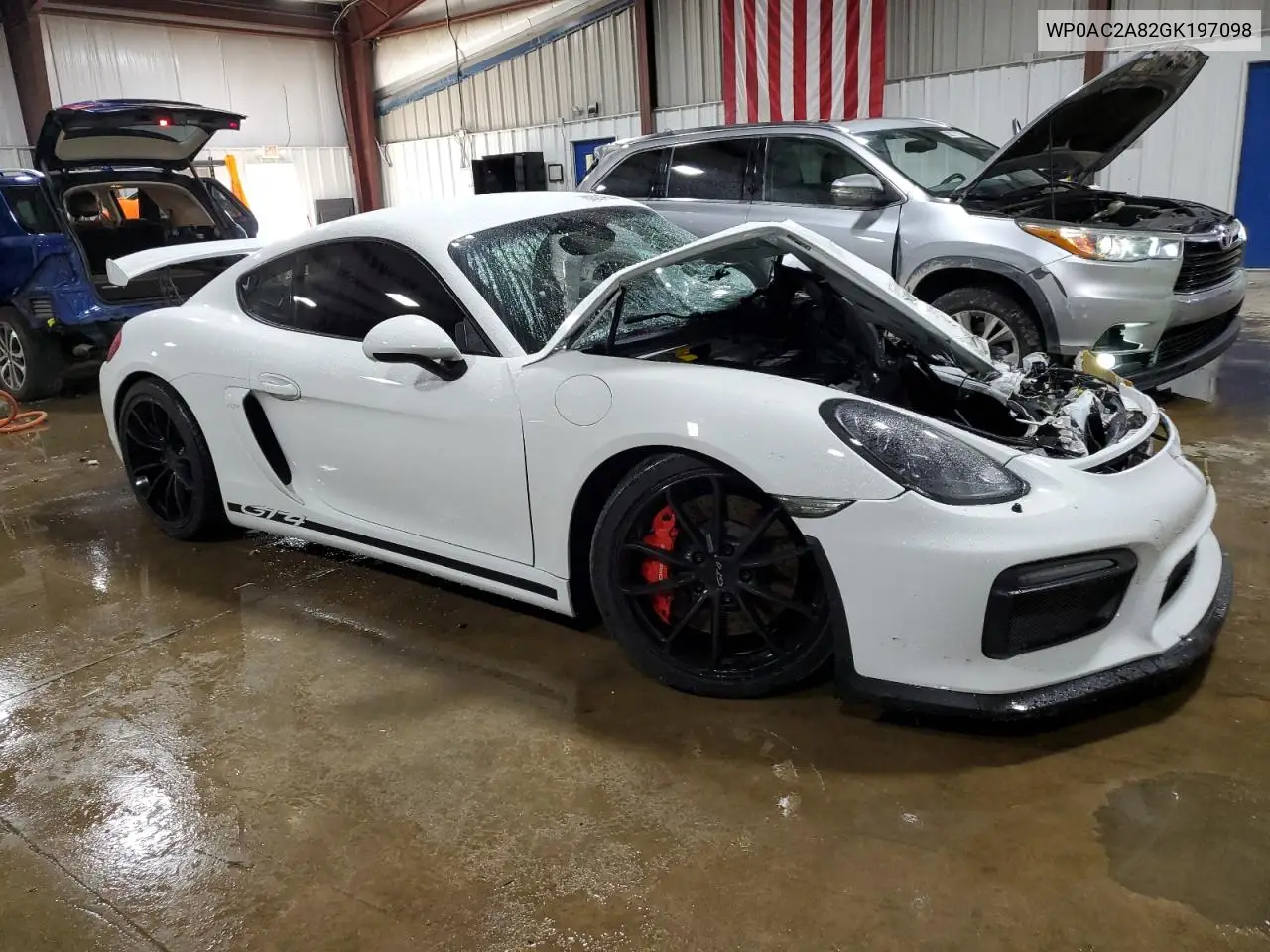 2016 Porsche Cayman Gt4 VIN: WP0AC2A82GK197098 Lot: 60204535