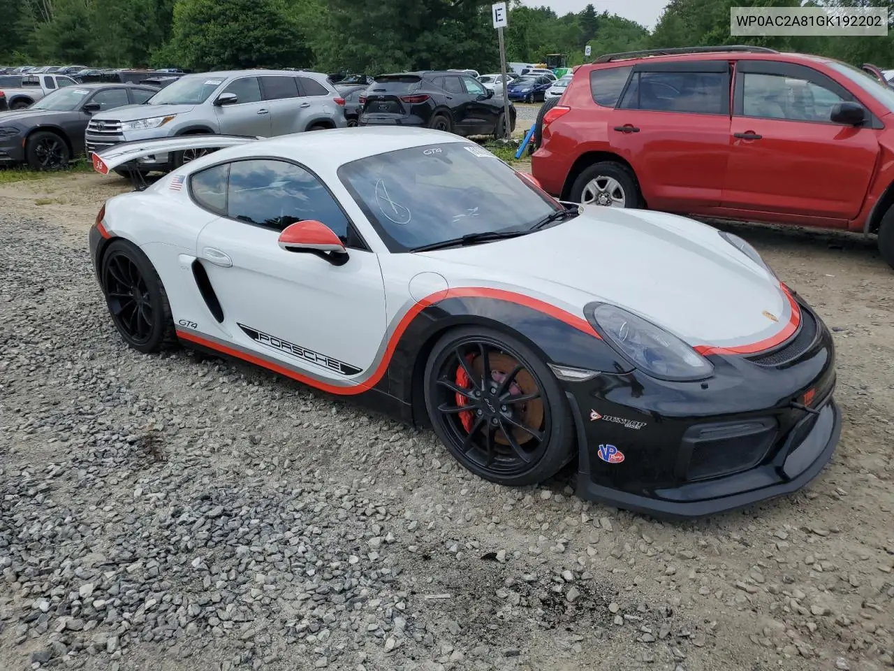 2016 Porsche Cayman Gt4 VIN: WP0AC2A81GK192202 Lot: 61072265