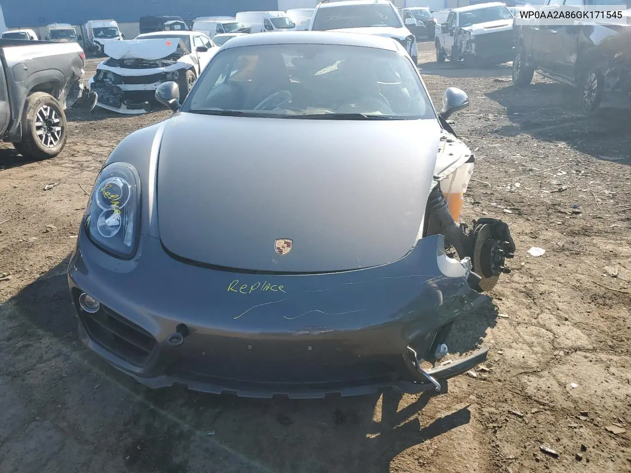 2016 Porsche Cayman VIN: WP0AA2A86GK171545 Lot: 62690385