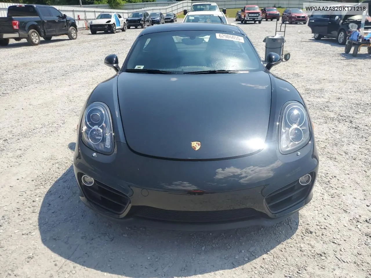 2016 Porsche Cayman VIN: WP0AA2A82GK171218 Lot: 62906055