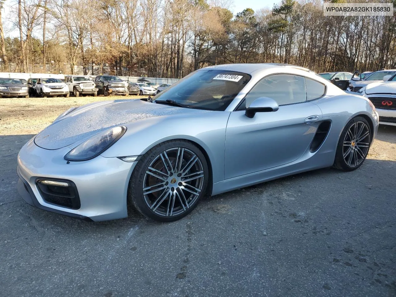 2016 Porsche Cayman S VIN: WP0AB2A82GK185830 Lot: 86747304