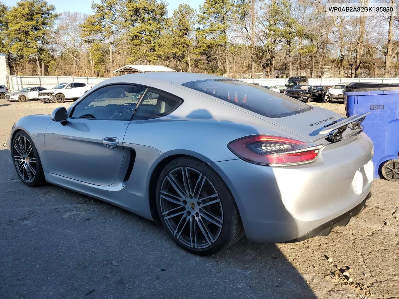 2016 Porsche Cayman S VIN: WP0AB2A82GK185830 Lot: 86747304