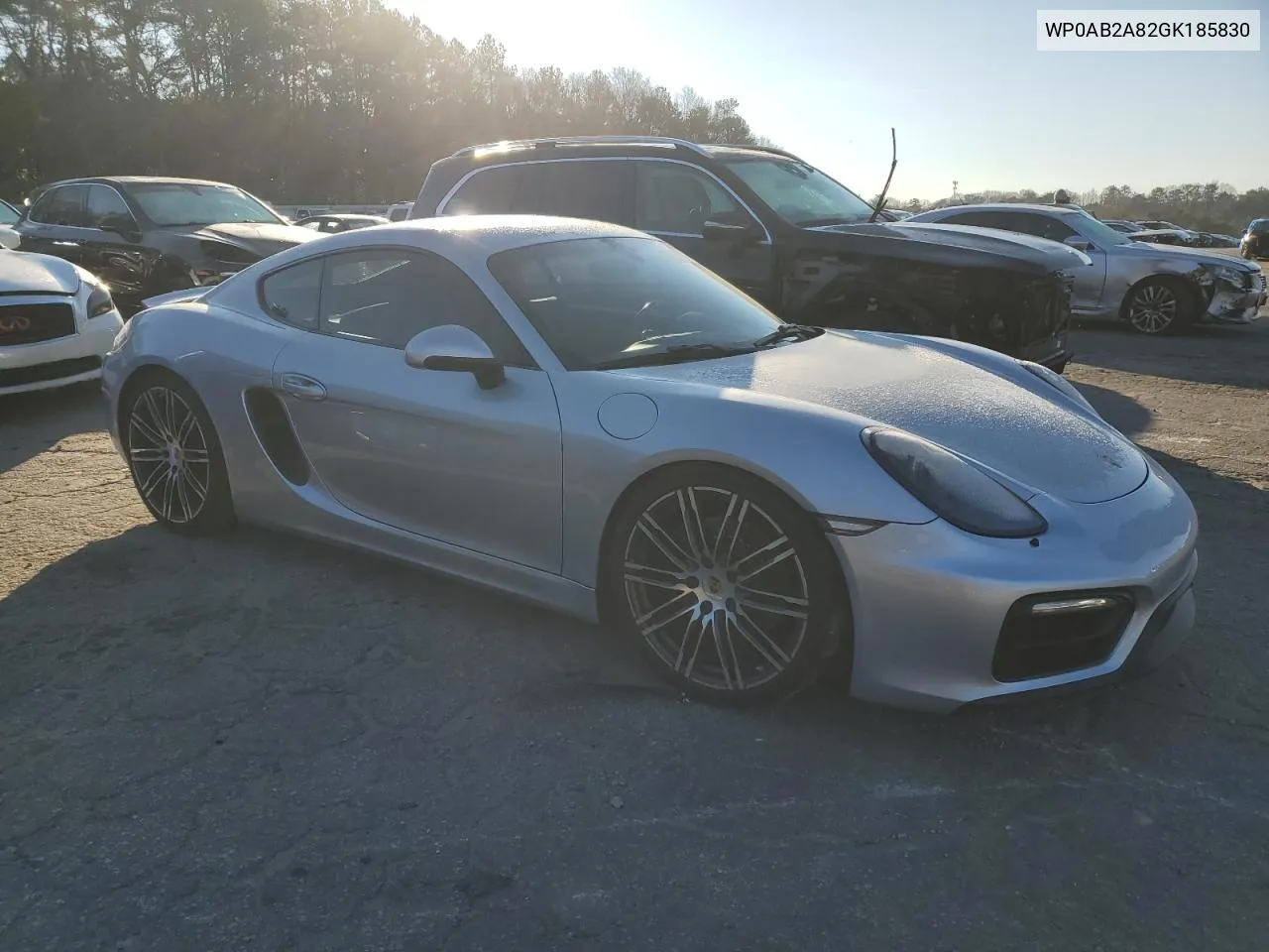 2016 Porsche Cayman S VIN: WP0AB2A82GK185830 Lot: 86747304