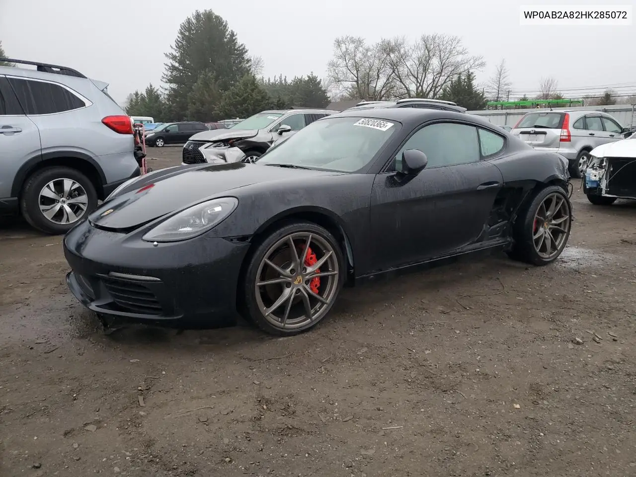2017 Porsche Cayman S VIN: WP0AB2A82HK285072 Lot: 50820365