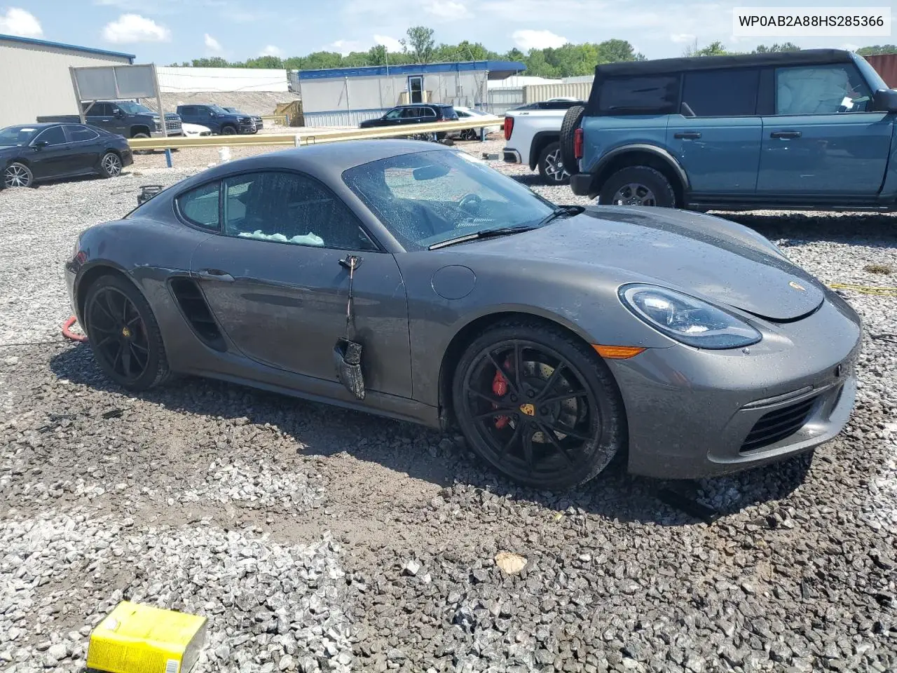 2017 Porsche Cayman S VIN: WP0AB2A88HS285366 Lot: 56839615