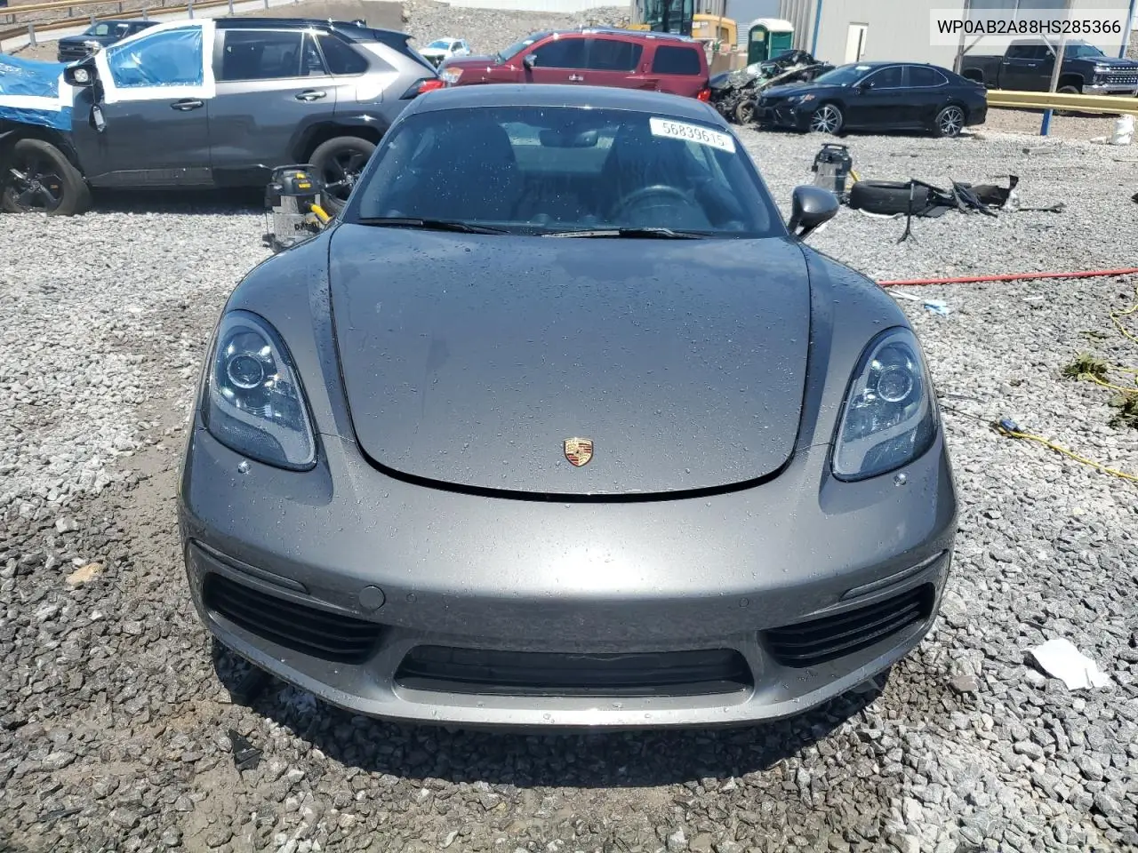 2017 Porsche Cayman S VIN: WP0AB2A88HS285366 Lot: 56839615
