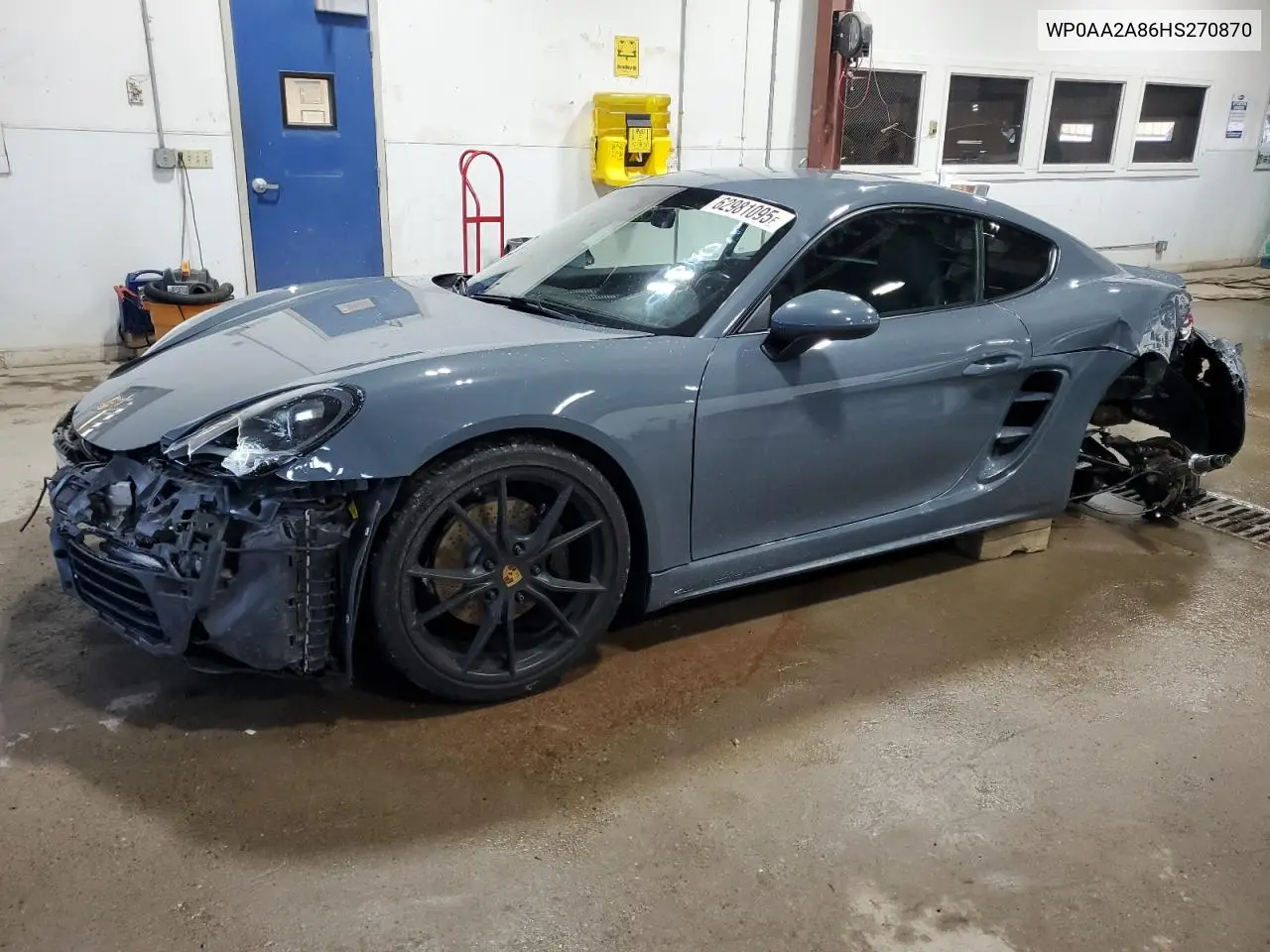 2017 Porsche Cayman VIN: WP0AA2A86HS270870 Lot: 62981095