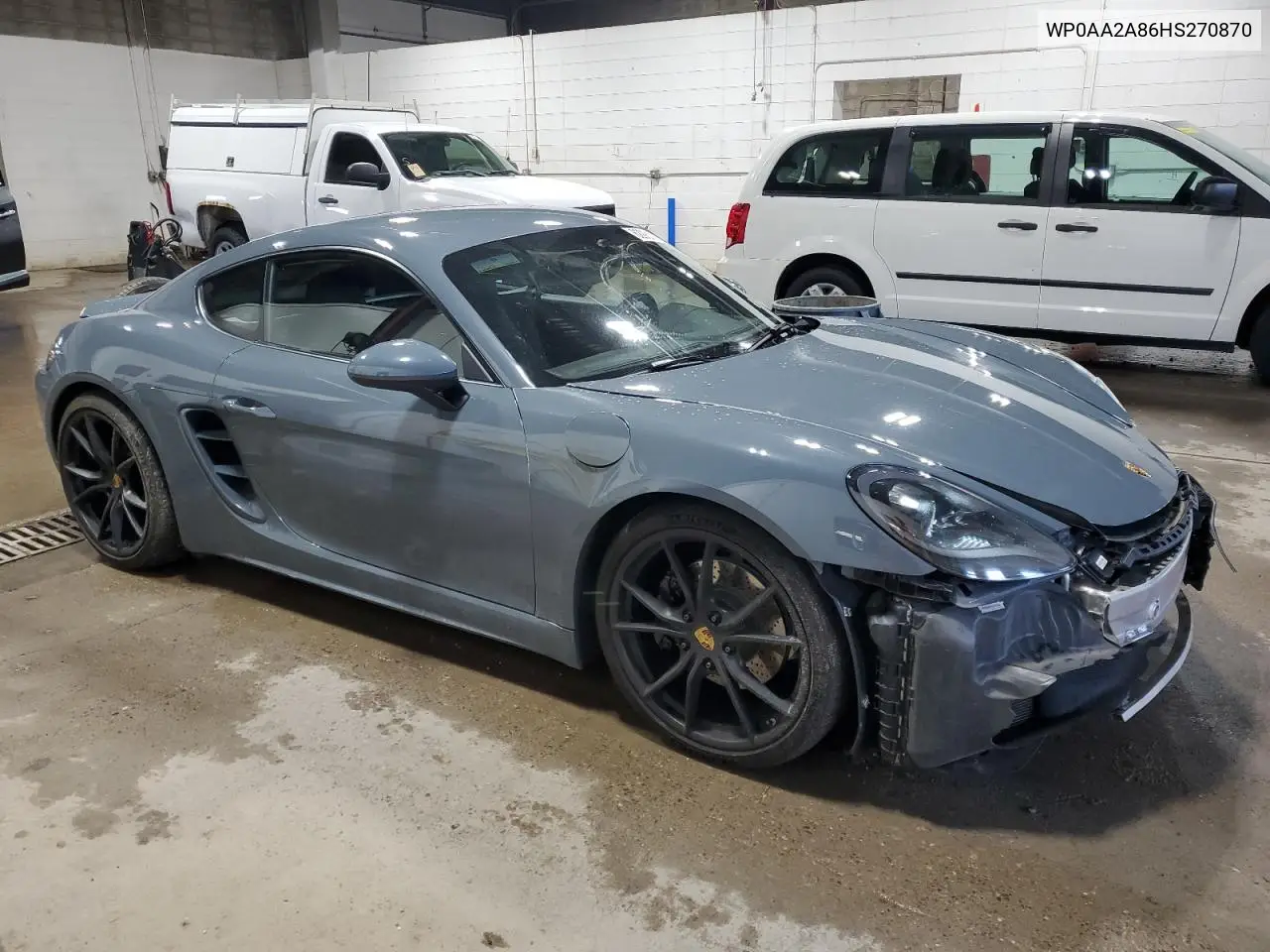2017 Porsche Cayman VIN: WP0AA2A86HS270870 Lot: 62981095