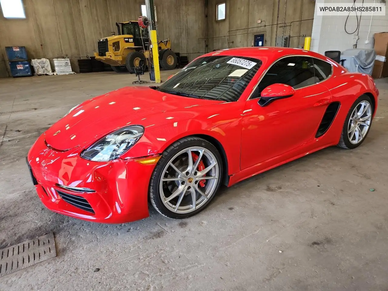 2017 Porsche Cayman S VIN: WP0AB2A83HS285811 Lot: 65057275