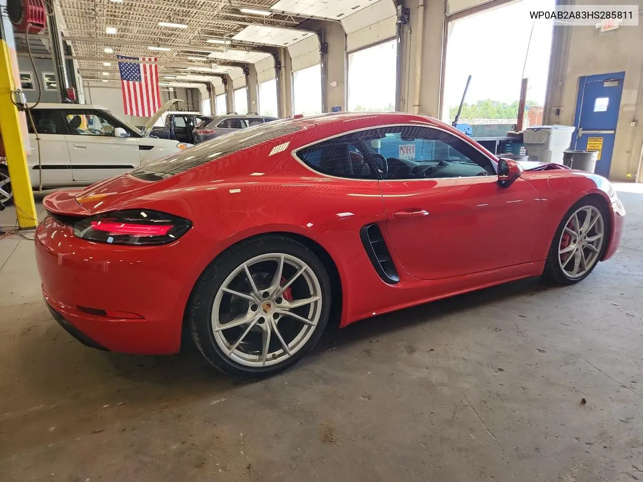 2017 Porsche Cayman S VIN: WP0AB2A83HS285811 Lot: 65057275