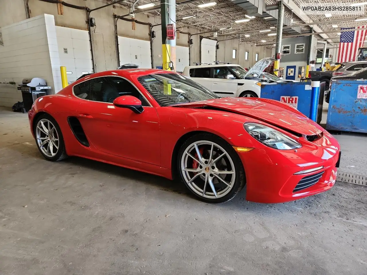 2017 Porsche Cayman S VIN: WP0AB2A83HS285811 Lot: 65057275