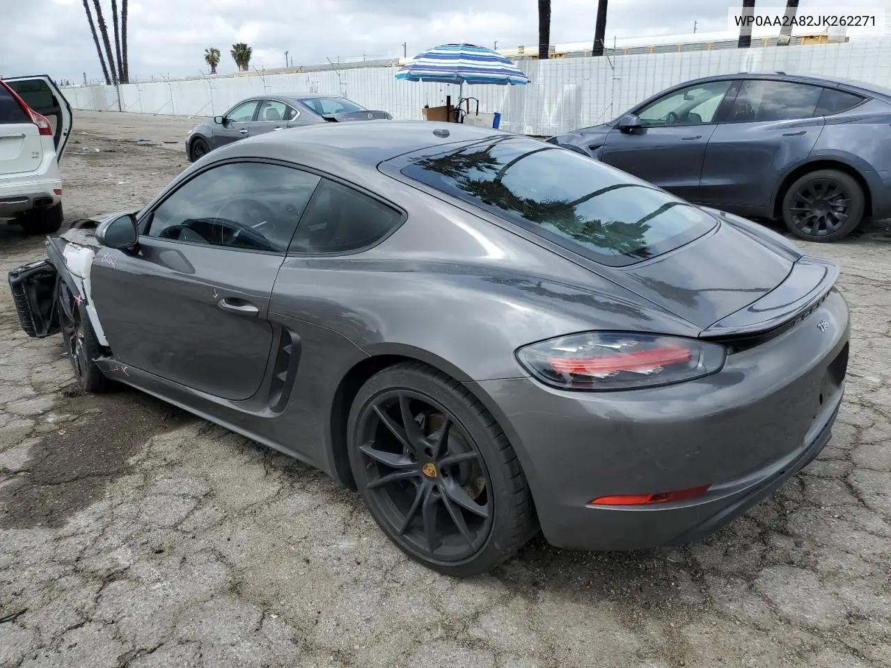 2018 Porsche Cayman VIN: WP0AA2A82JK262271 Lot: 50431055