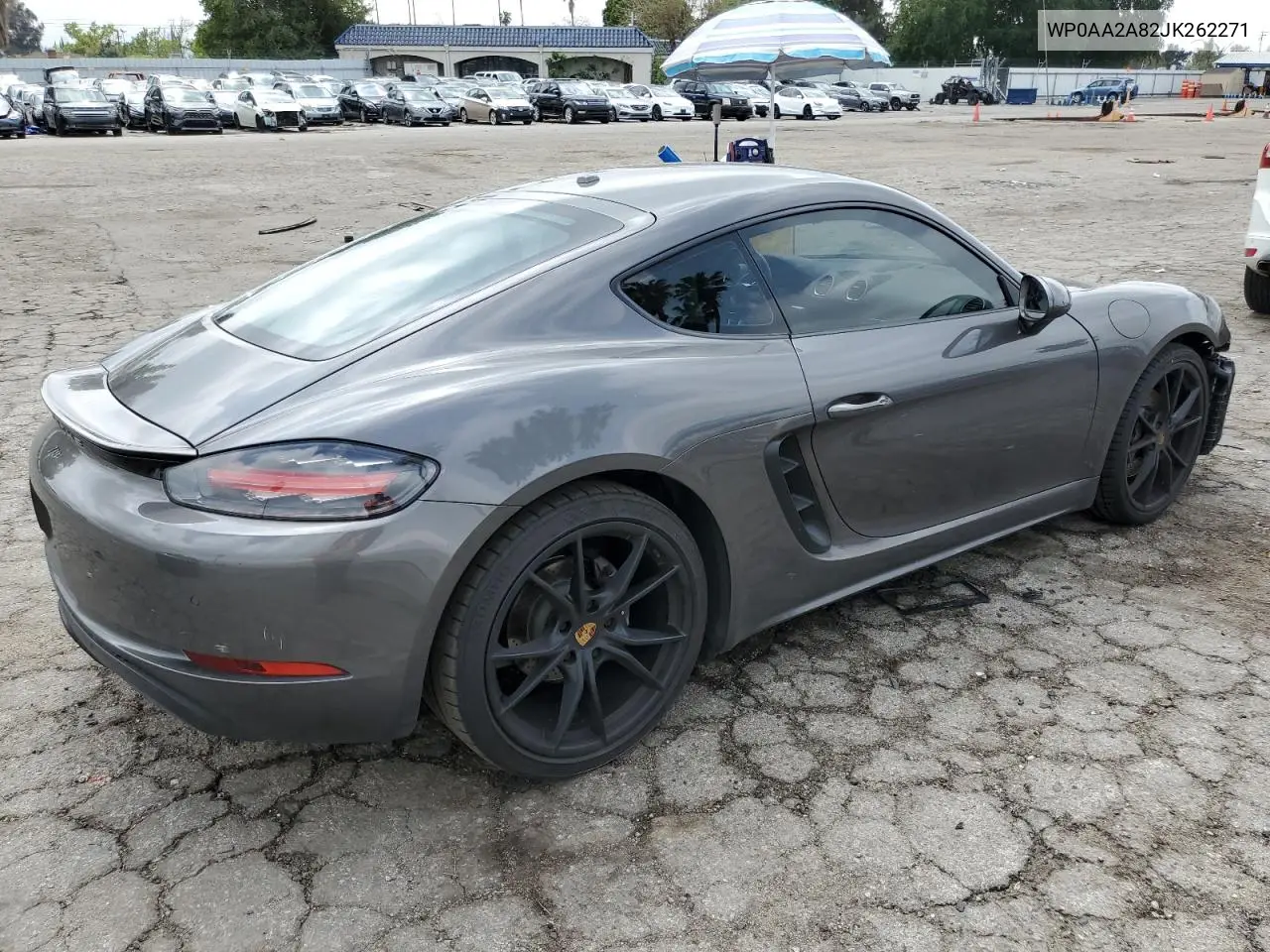 2018 Porsche Cayman VIN: WP0AA2A82JK262271 Lot: 50431055