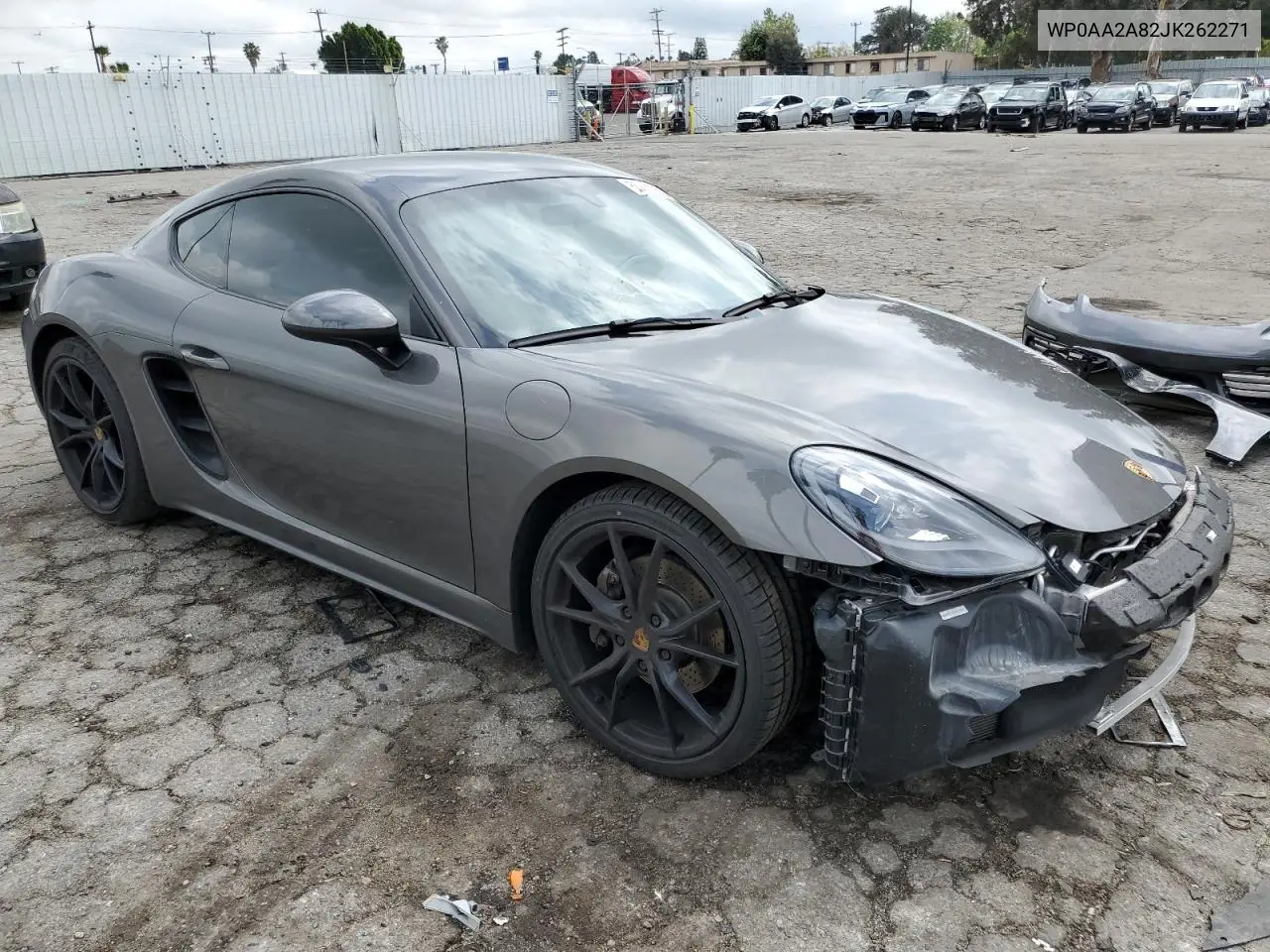 2018 Porsche Cayman VIN: WP0AA2A82JK262271 Lot: 50431055