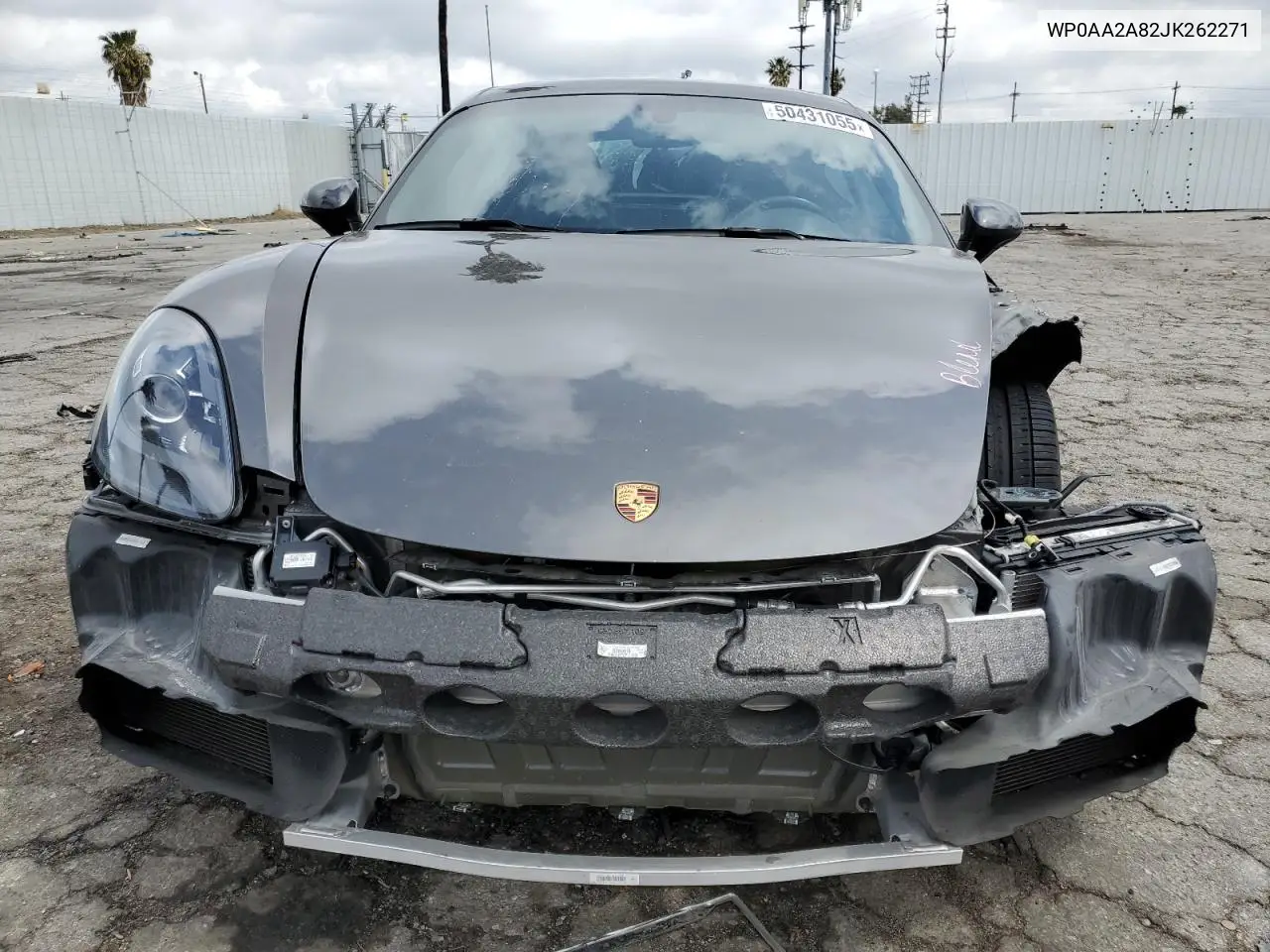 2018 Porsche Cayman VIN: WP0AA2A82JK262271 Lot: 50431055