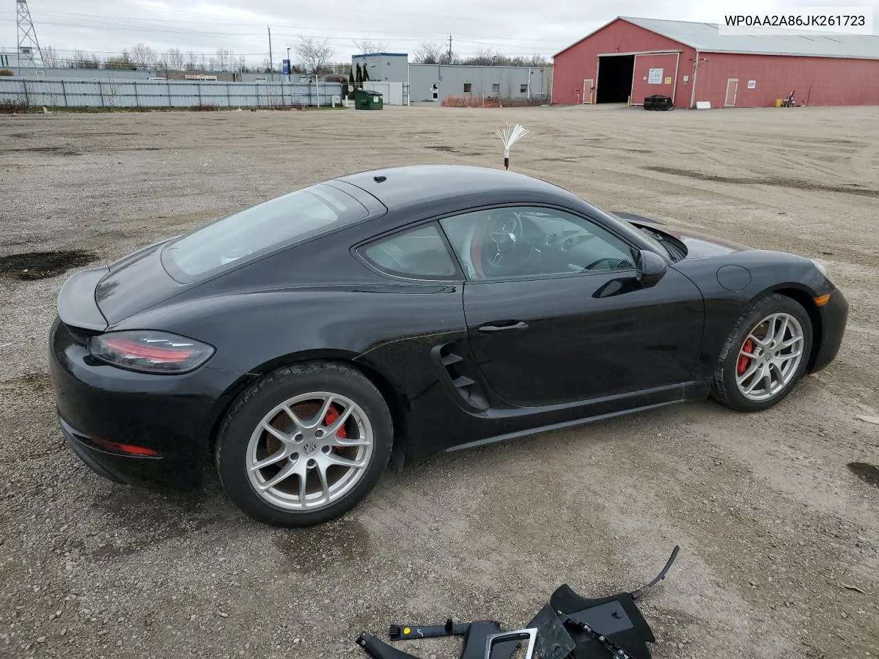 2018 Porsche Cayman VIN: WP0AA2A86JK261723 Lot: 52457584