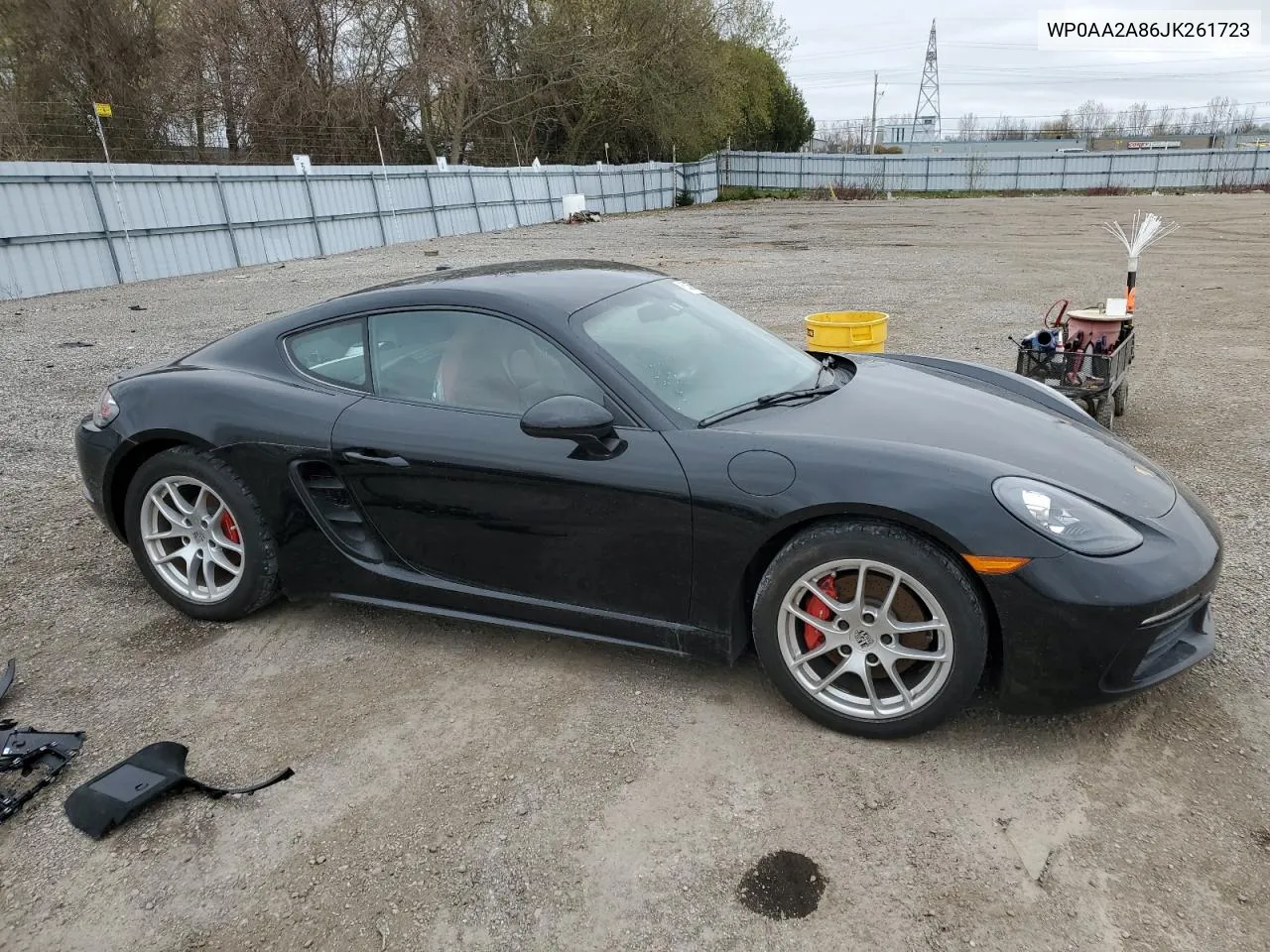2018 Porsche Cayman VIN: WP0AA2A86JK261723 Lot: 52457584