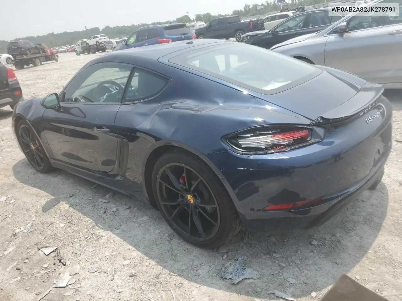 2018 Porsche Cayman S VIN: WP0AB2A82JK278791 Lot: 58435045