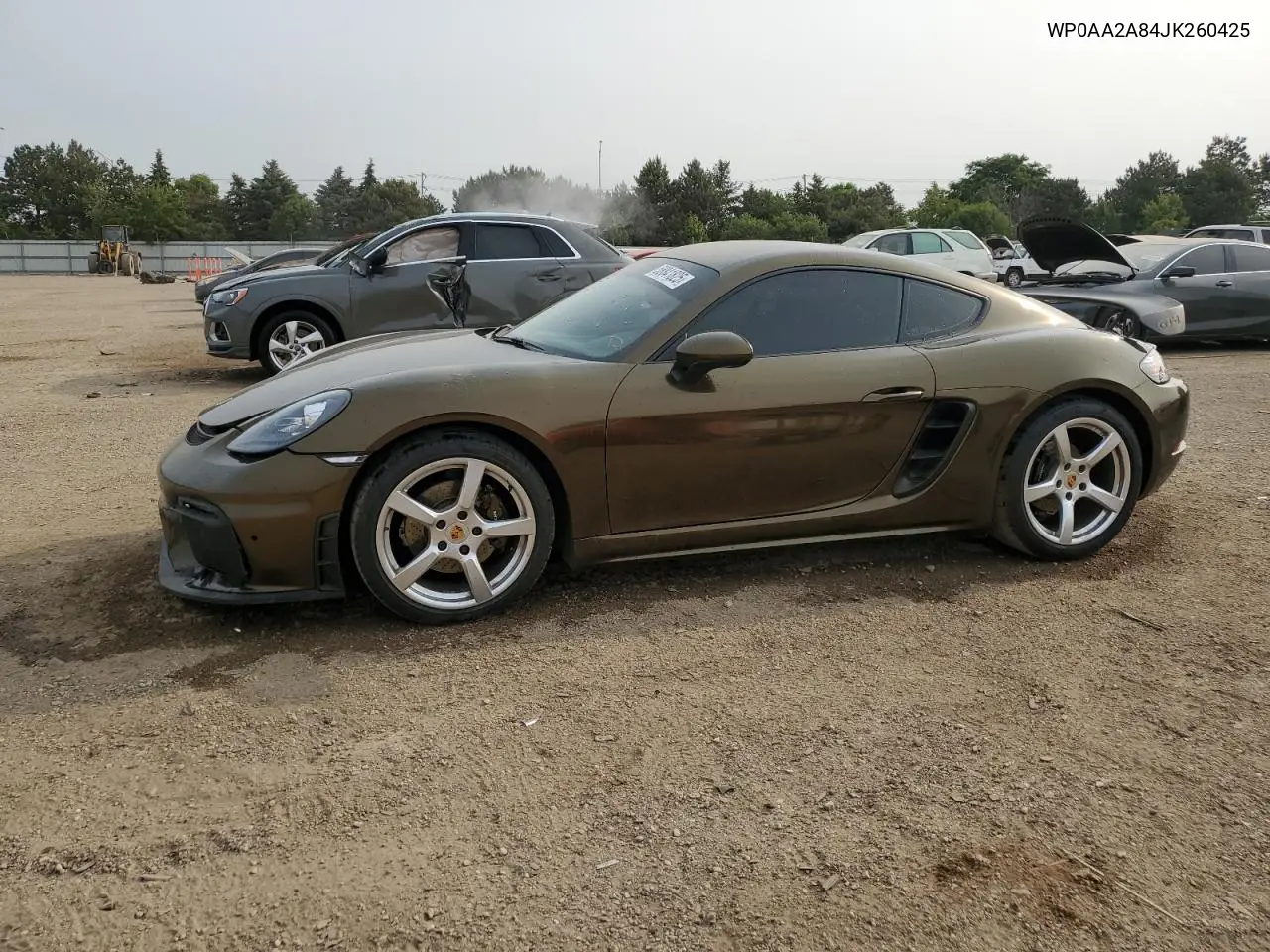 2018 Porsche Cayman VIN: WP0AA2A84JK260425 Lot: 58841825