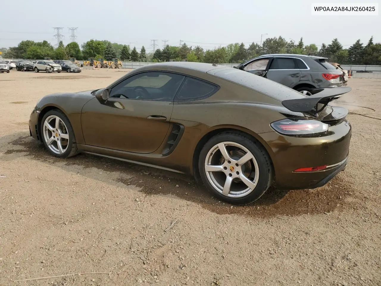 2018 Porsche Cayman VIN: WP0AA2A84JK260425 Lot: 58841825