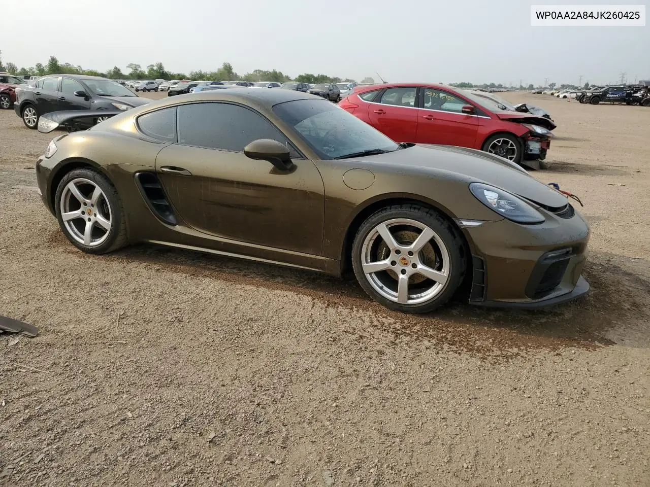 2018 Porsche Cayman VIN: WP0AA2A84JK260425 Lot: 58841825