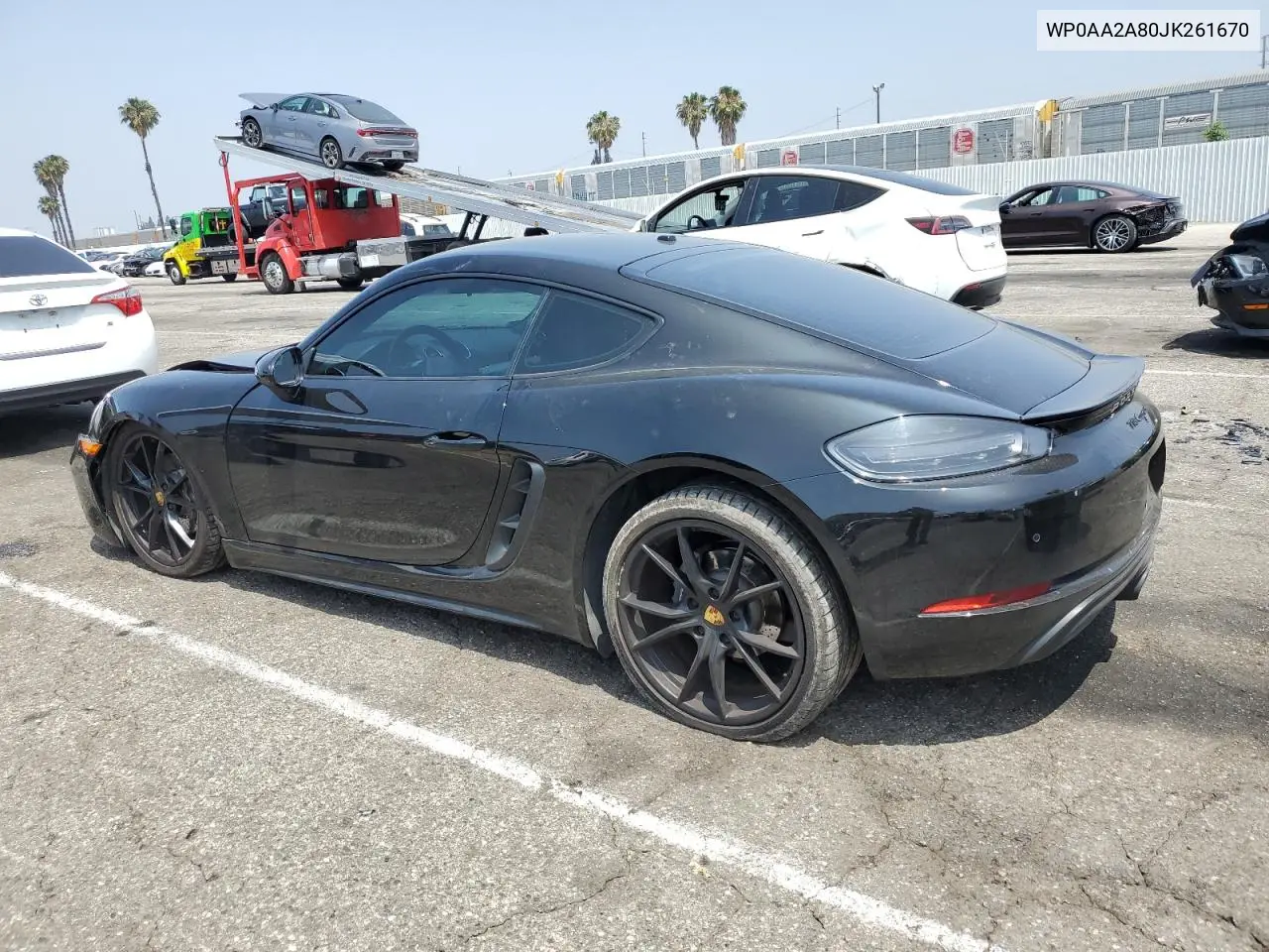 2018 Porsche Cayman VIN: WP0AA2A80JK261670 Lot: 60250575