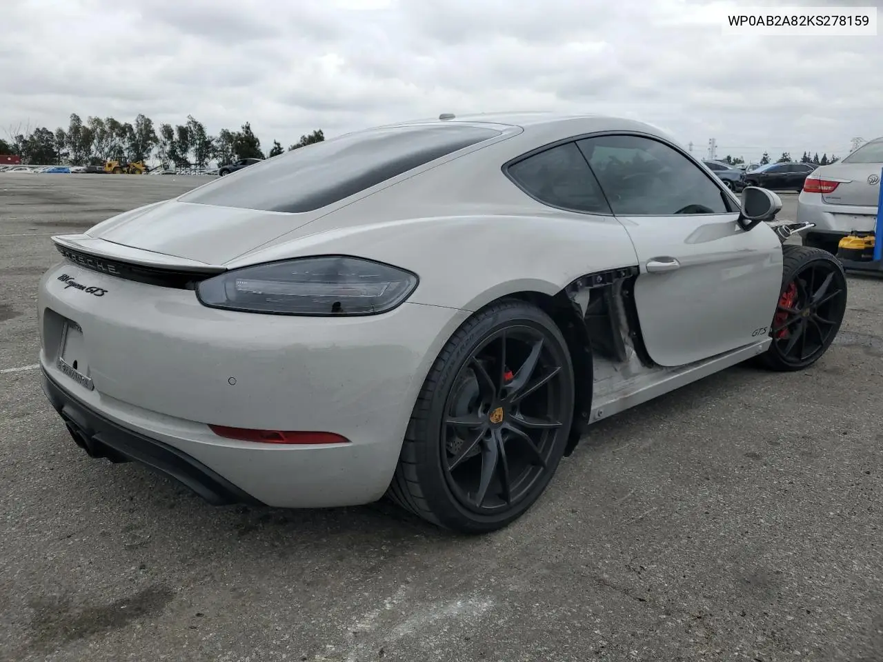 2019 Porsche Cayman S VIN: WP0AB2A82KS278159 Lot: 53372515
