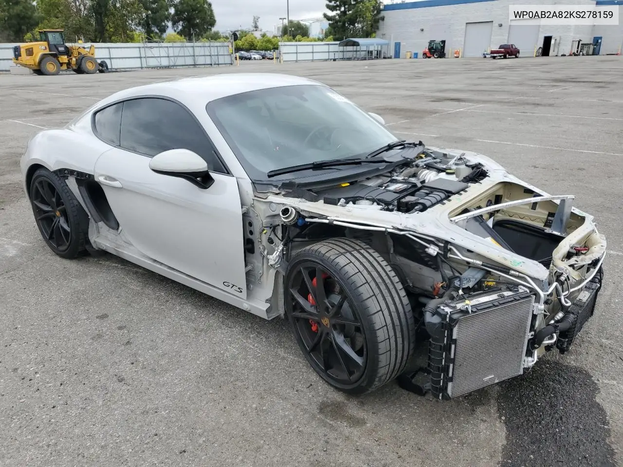 2019 Porsche Cayman S VIN: WP0AB2A82KS278159 Lot: 53372515